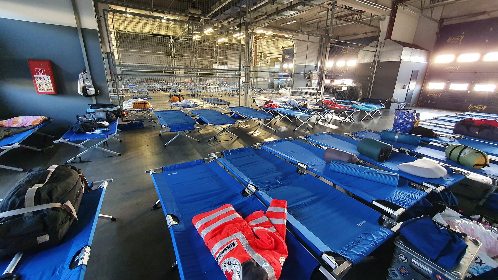 Nürburgring turned into temporary sorting center to help with flood relieve Nürburgring turned into temporary sorting center to help with flood relieve