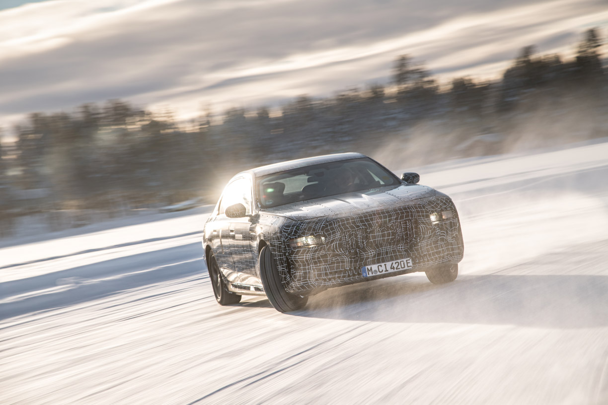 The BMW i7 Undergoes Driving Dynamics Testing At The Polar Circle The BMW i7 Undergoes Driving Dynamics Testing At The Polar Circle