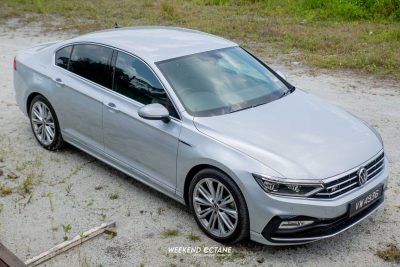 VW Passat 3 quarter view